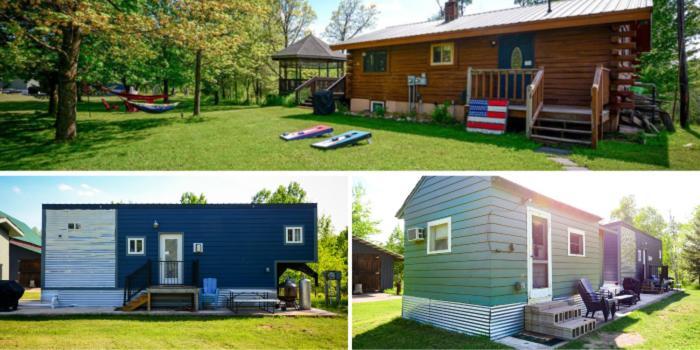 הינקלי Cozy Cabin With Hottub At Cloverdale Cabins מראה חיצוני תמונה